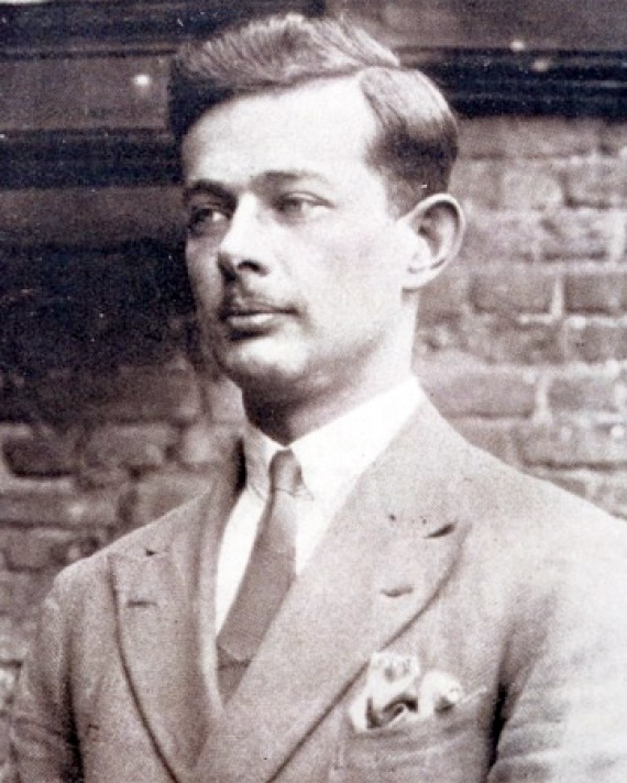 Photograph of English novelist and satirist T. H. White.