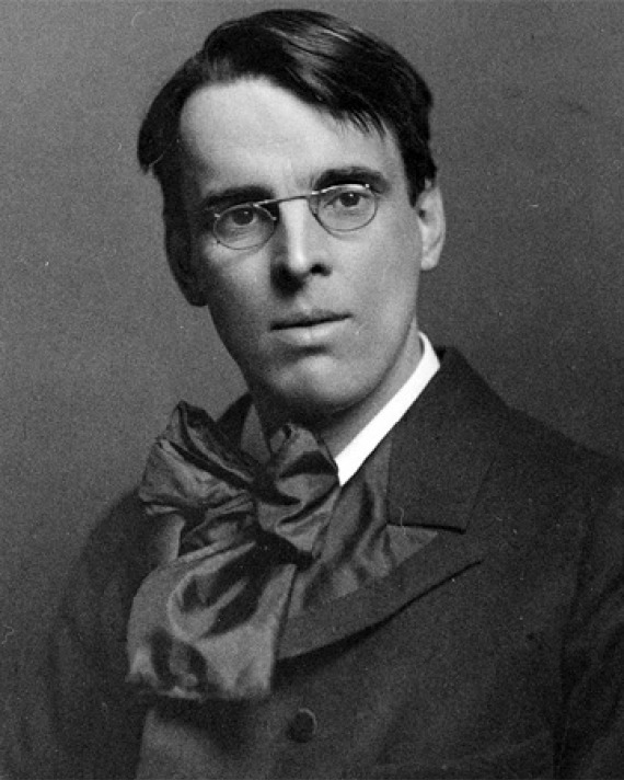 Black and white photograph of Irish poet and writer W. B. Yeats.
