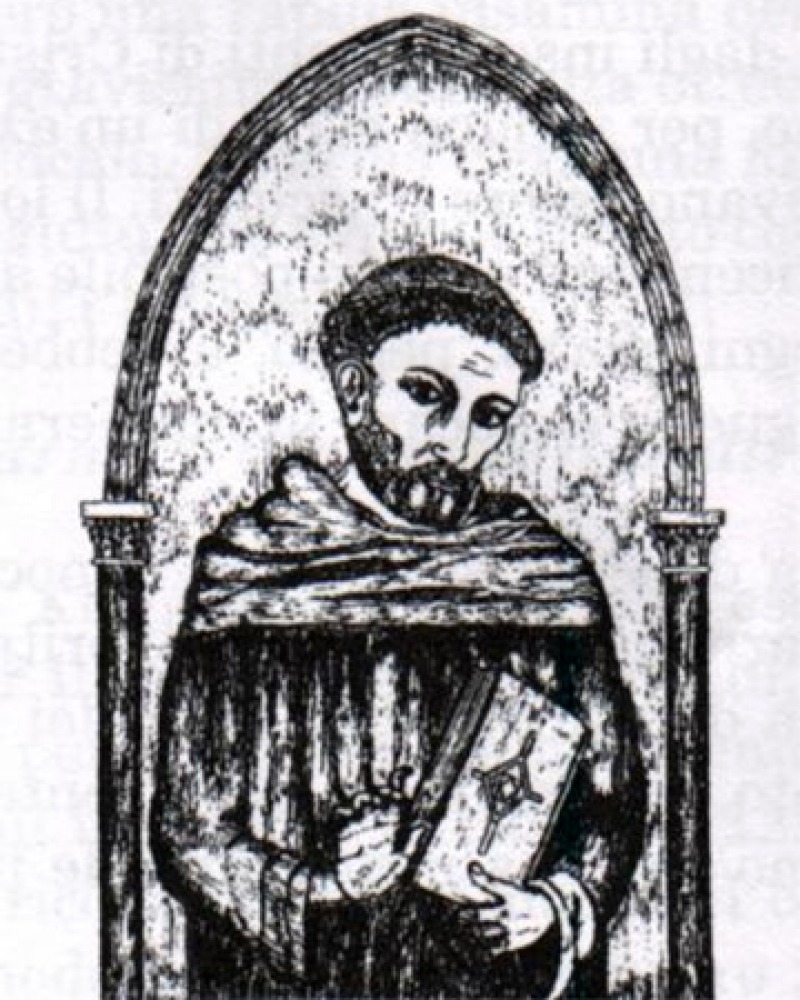Italian Franciscan friar and historian Salimbene Di Adam.