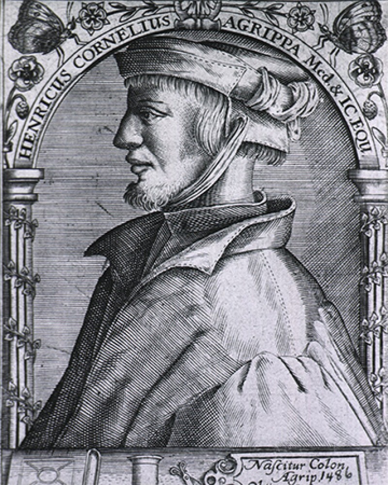 German magician, occult writer, and theologian Heinrich Cornelius Agrippa.