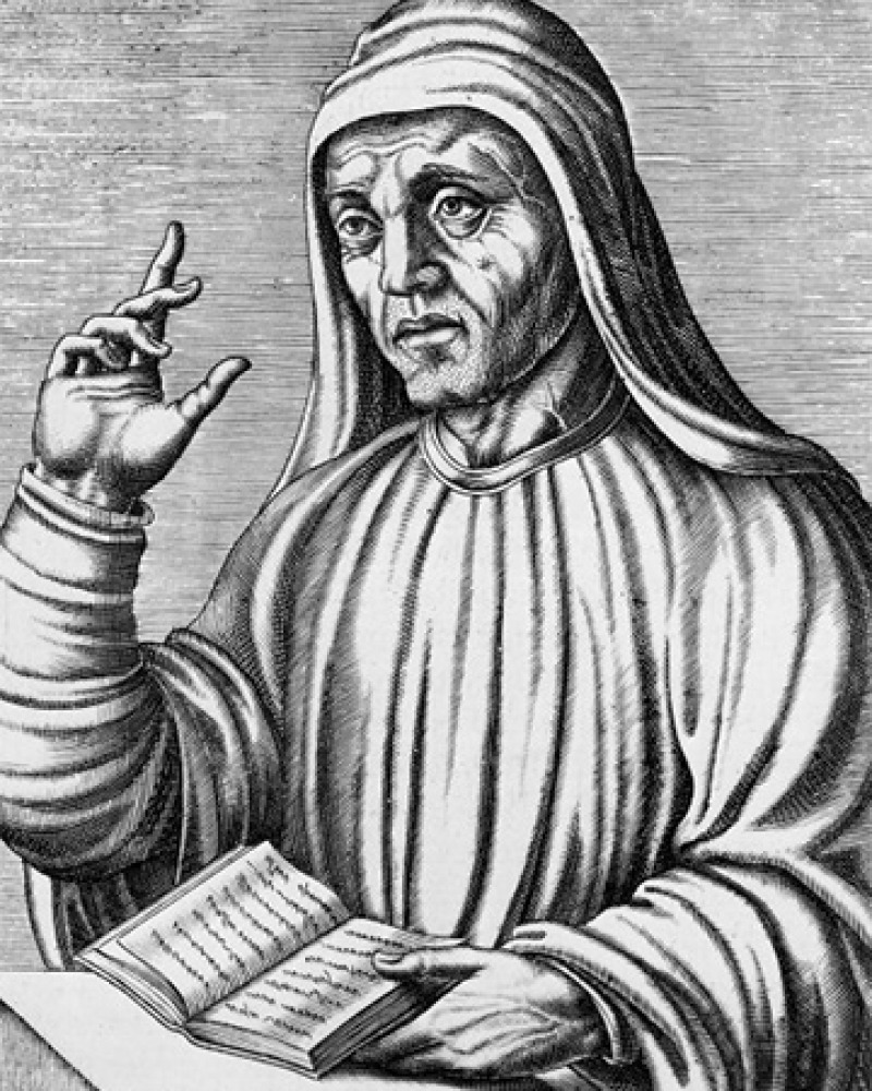 Anglo-Saxon scholar Alcuin of York.