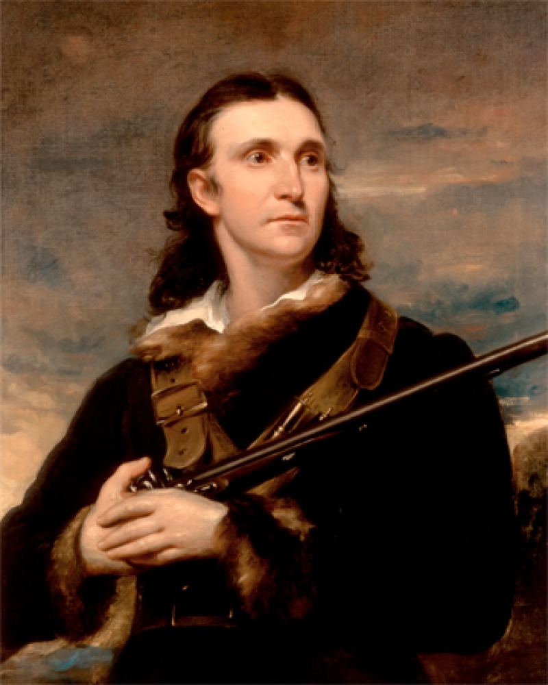 Painting of ornithologist and artist John James Audubon.