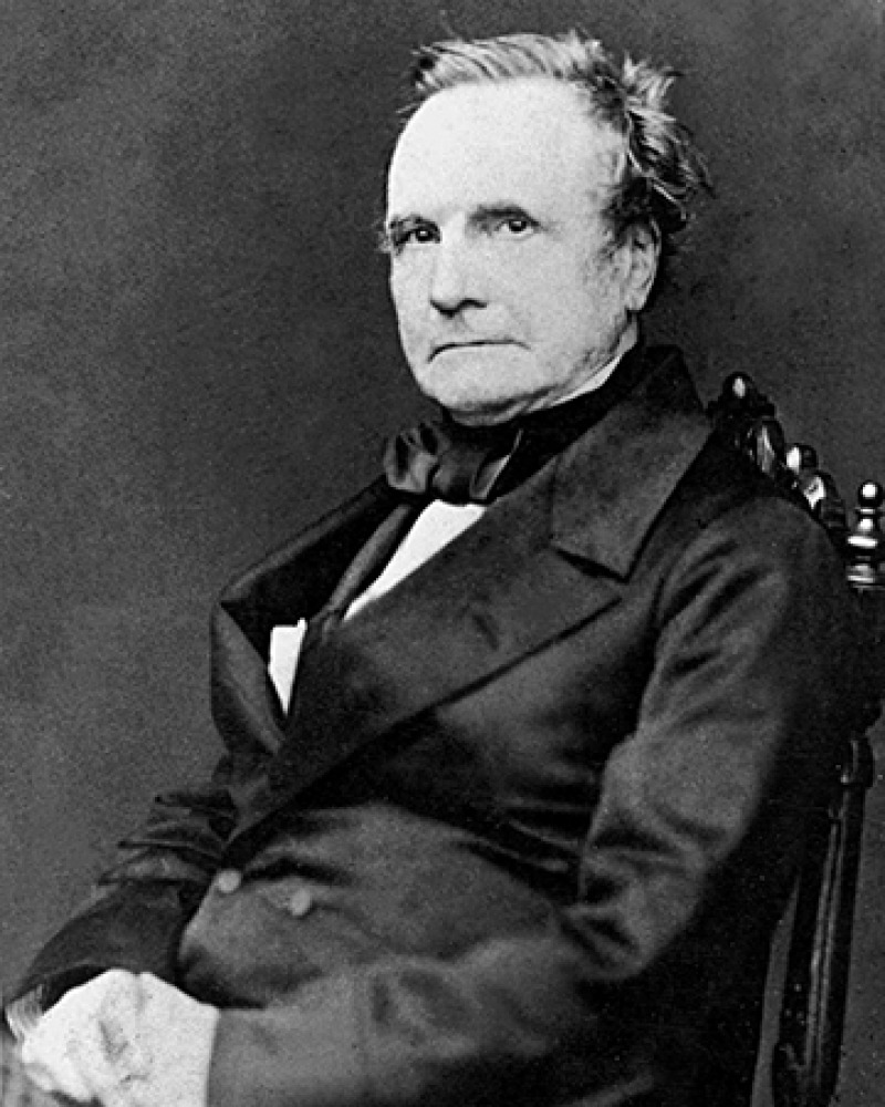 British inventor and mathematician Charles Babbage.