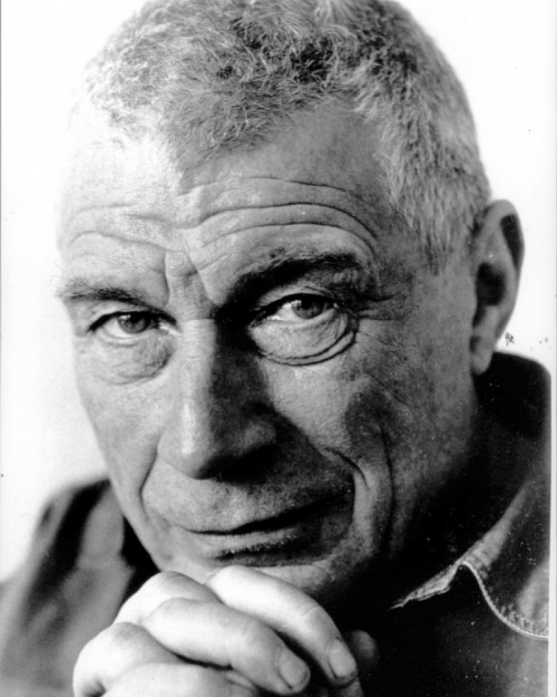 Photograph of English art critic, novelist, and painter John Berger.