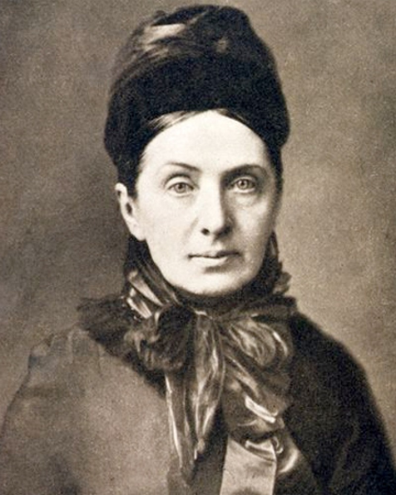 Photograph of traveler and writer Isabella Bird.