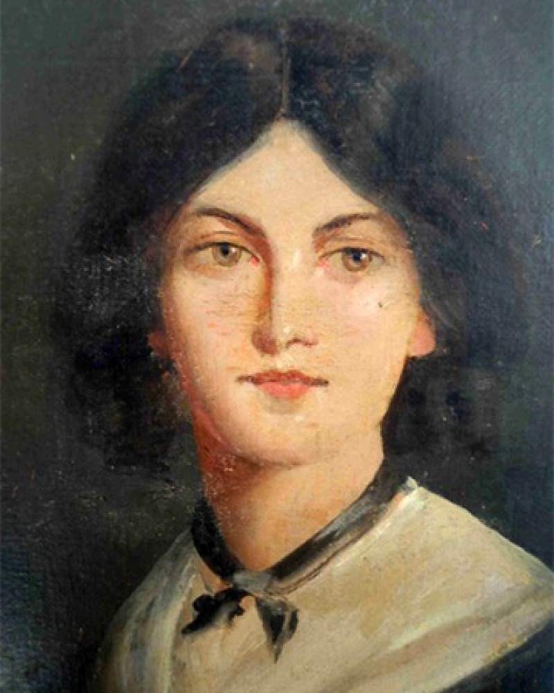 English novelist and poet Emily Brontë.