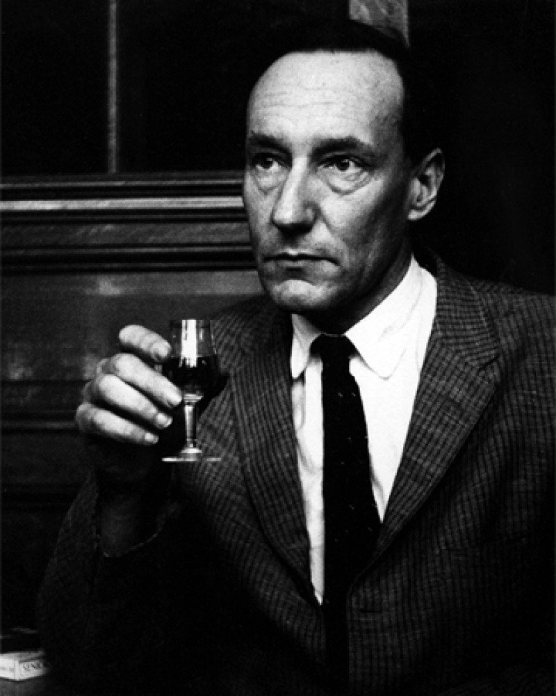 Photograph of American writer William S. Burroughs.