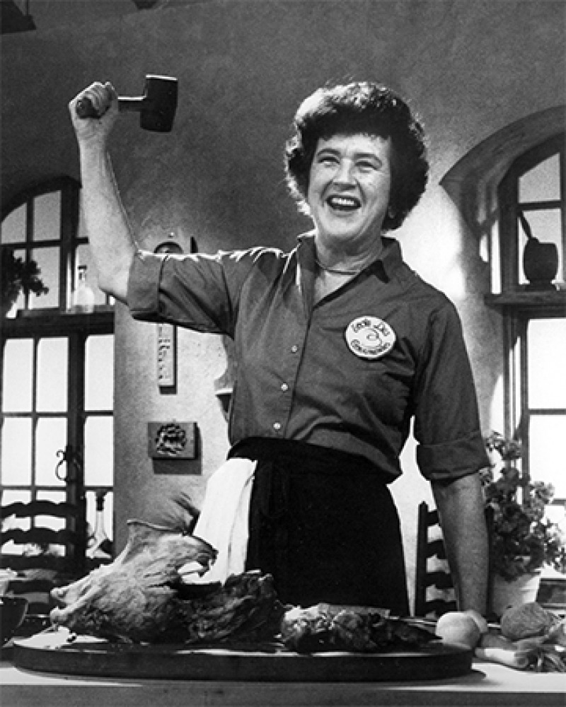 American cook and author Julia Child.