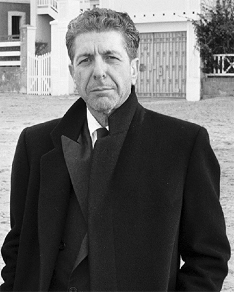 Canadian musician and author Leonard Cohen.