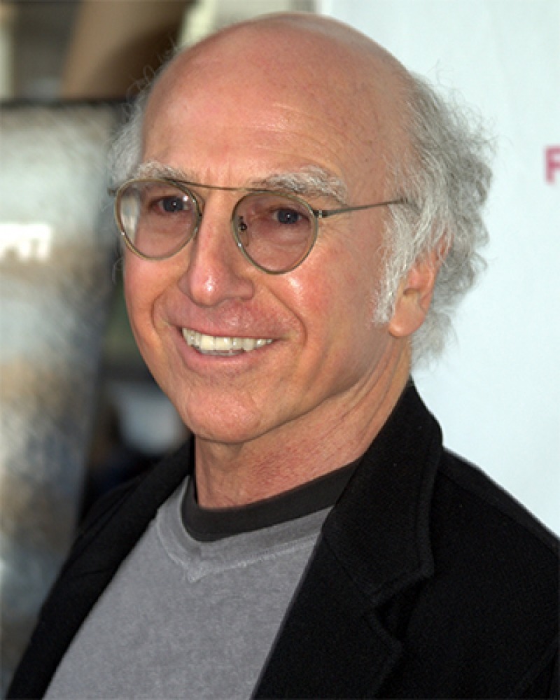 American comedian and writer Larry David.