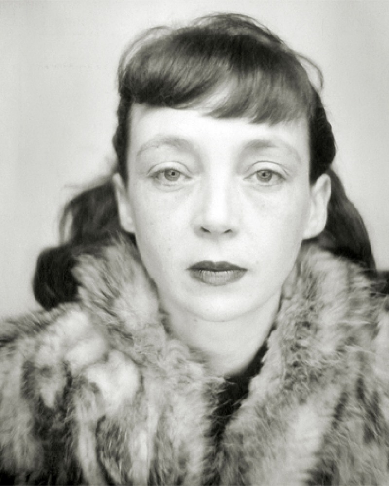 Marguerite Duras Black and white photograph of French writer and film director Marguerite Duras.