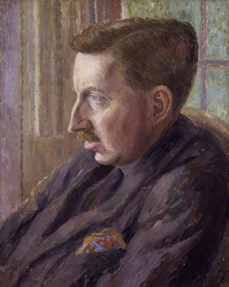 Portrait of E.M. Forster by Dora Carrington. Portrait of E.M. Forster by Dora Carrington.