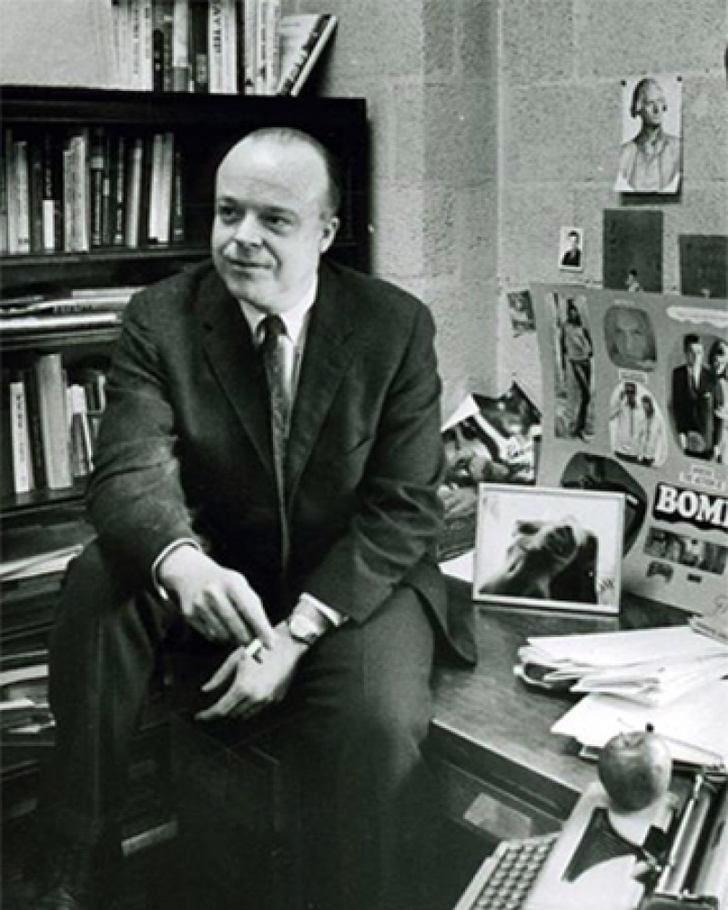 Photograph of writer, poet, and professor George Garrett.