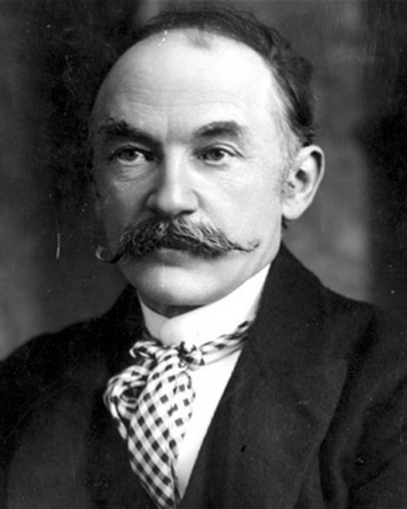 English novelist and poet Thomas Hardy.