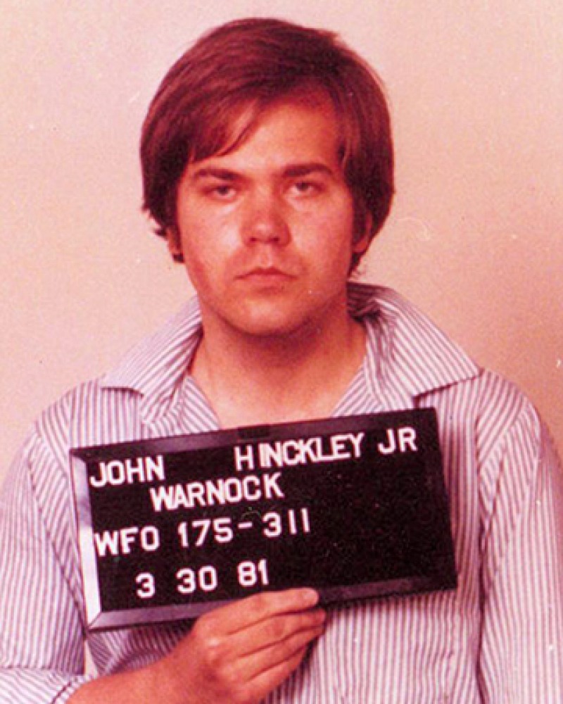 American assassin John Hinckley Jr.
