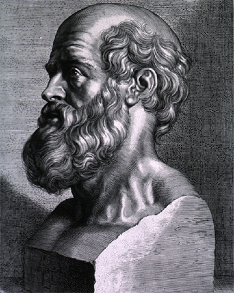 Ancient Greek physician Hippocrates.
