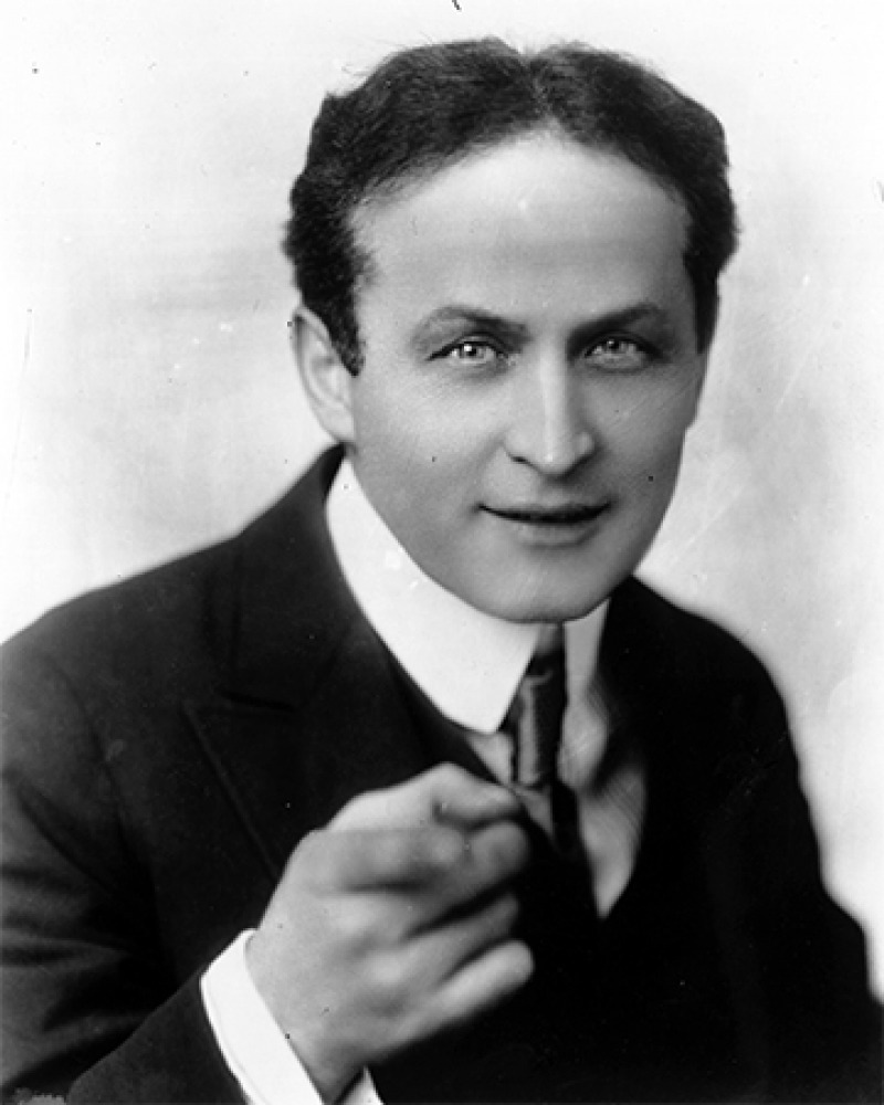 American magician Harry Houdini.