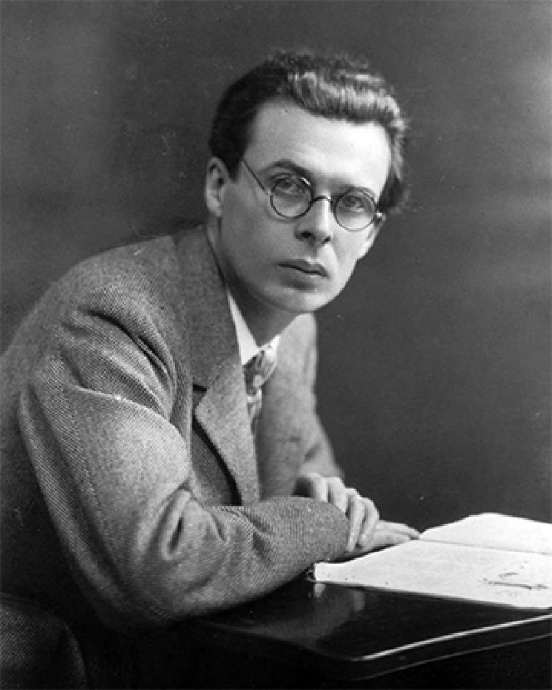 British author Aldous Huxley.