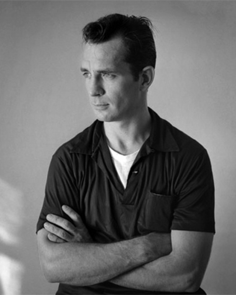 Photograph of American novelist and poet Jack Kerouac.