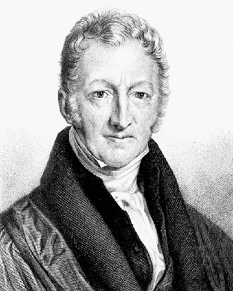 English economist and demographer Thomas Malthus.