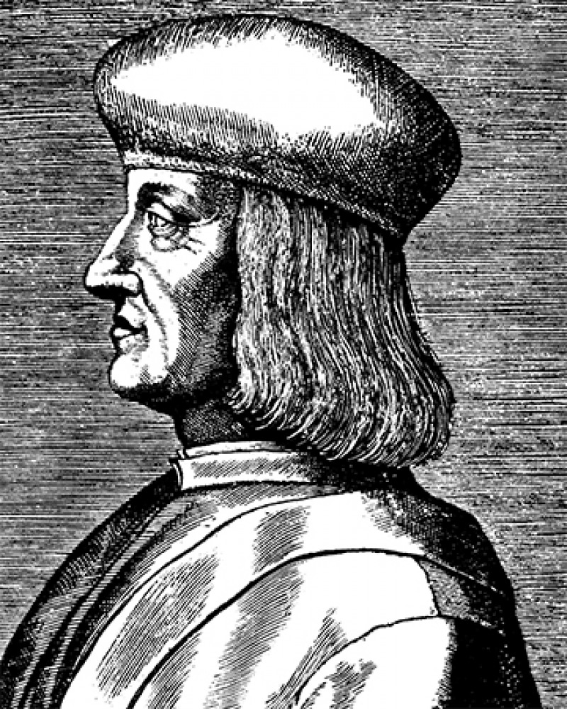 Printer and publisher Aldus Manutius the Elder.