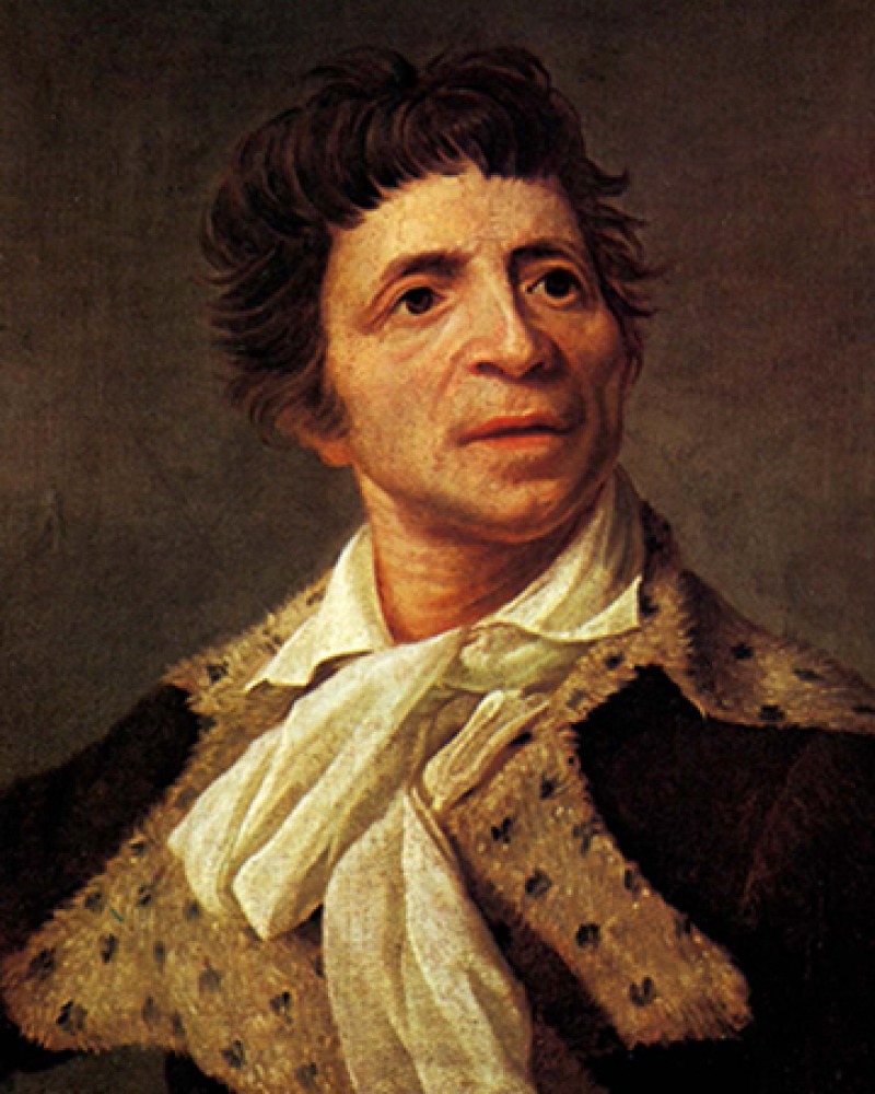 French politician, physician, and journalist Jean-Paul Marat.