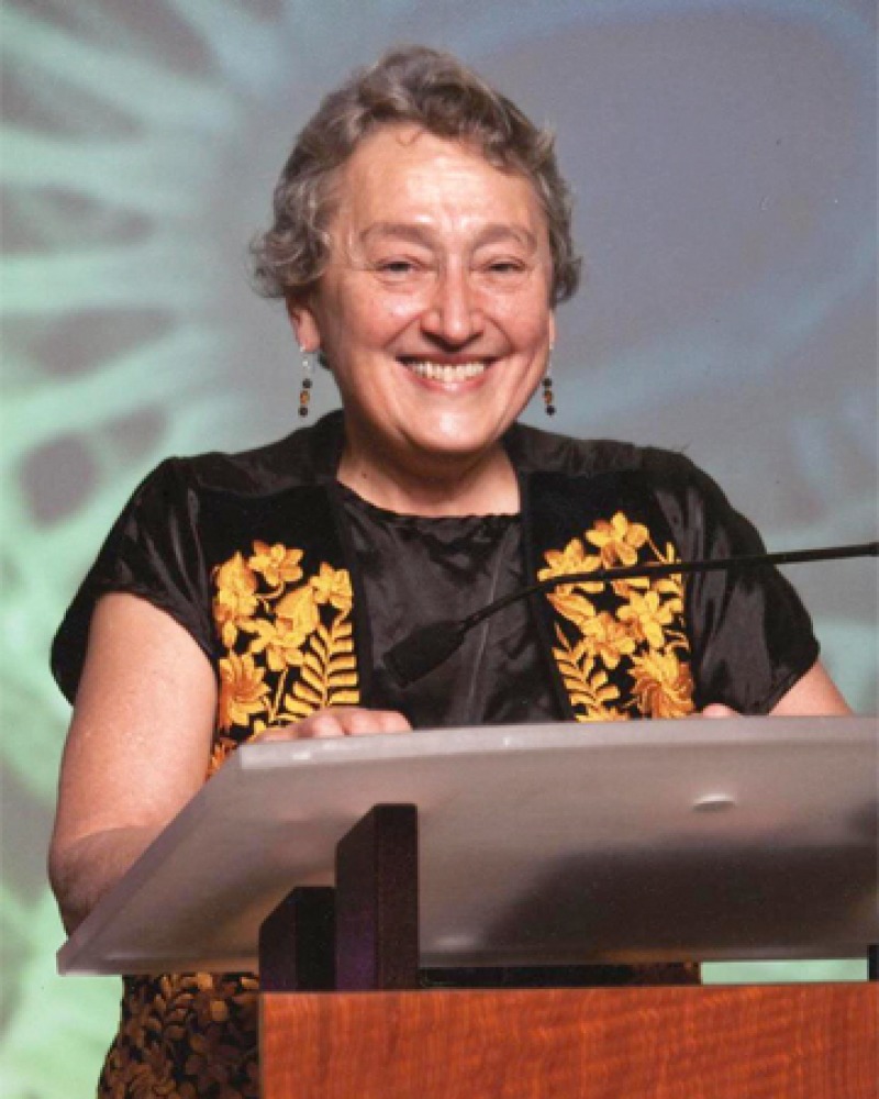 Photograph of American biologist Lynn Margulis.