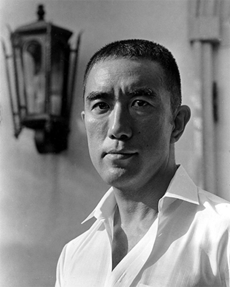 Japanese author Yukio Mishima.
