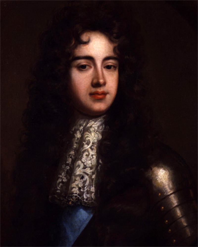 Portrait of claimant to English throne James Scott, Duke of Monmouth.