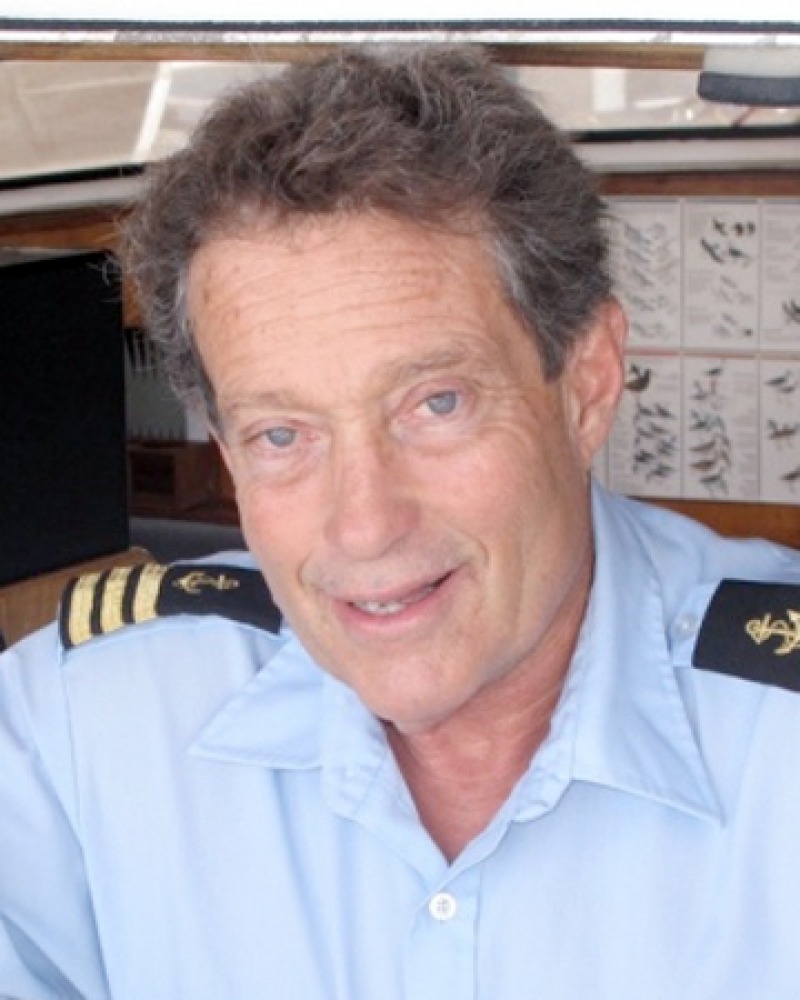 Photograph of American oceanographer Charles Moore.