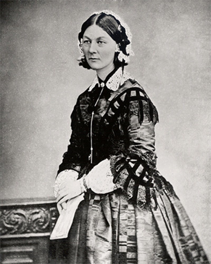 English nurse Florence Nightingale.