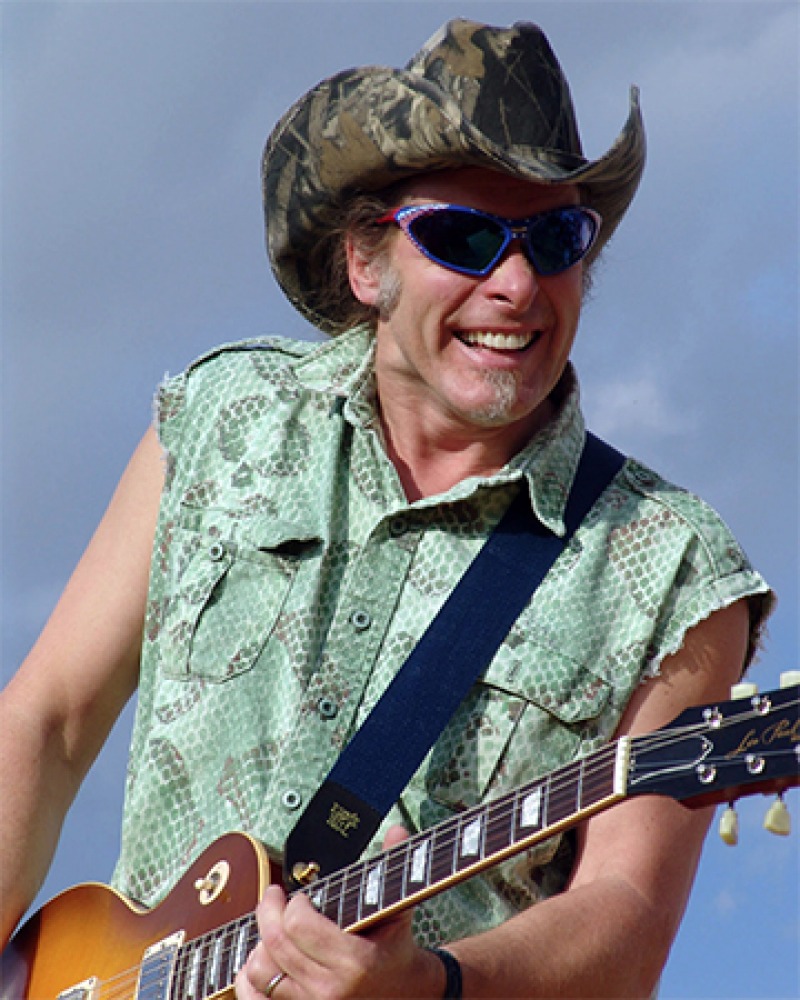 American rock musician Ted Nugent.