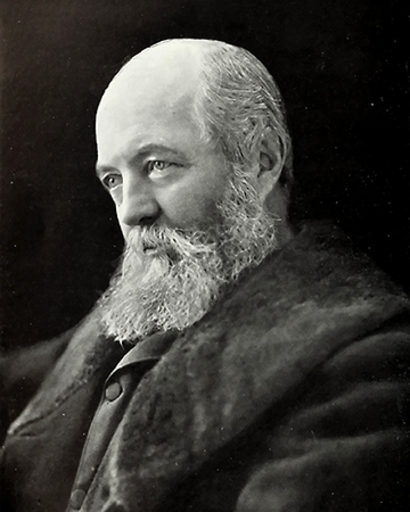 American landscape architect Frederick Law Olmsted.