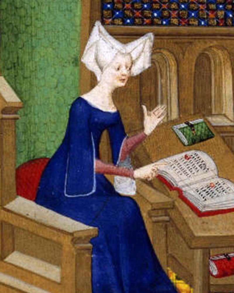 French poet and author Christine de Pisan.