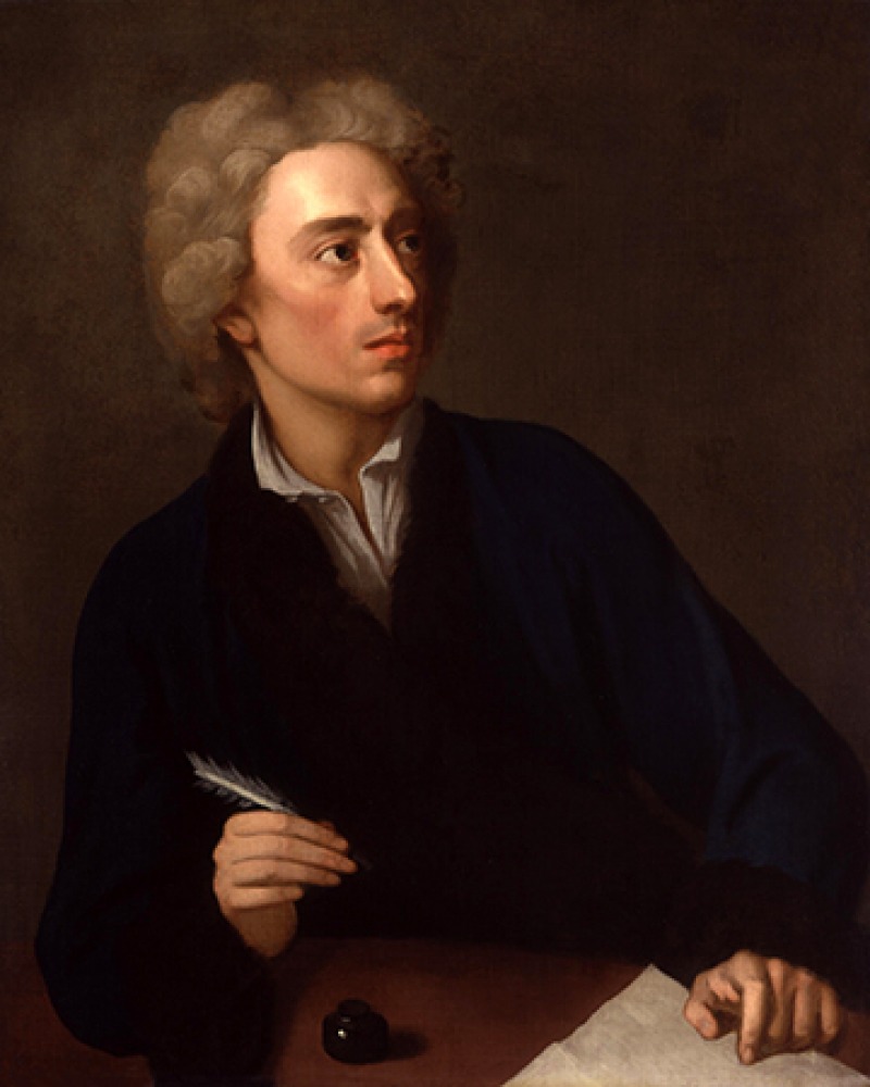 English poet and satirist Alexander Pope.
