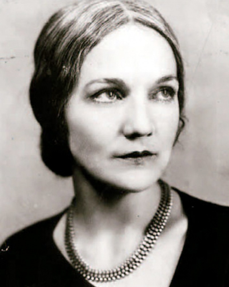 Photograph of American novelist Katherine Anne Porter.
