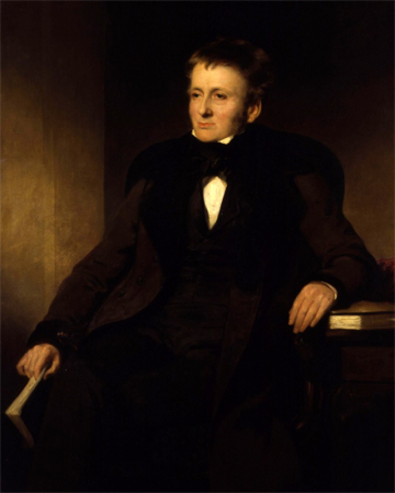 Portrait of English essayist and critic Thomas De Quincey.