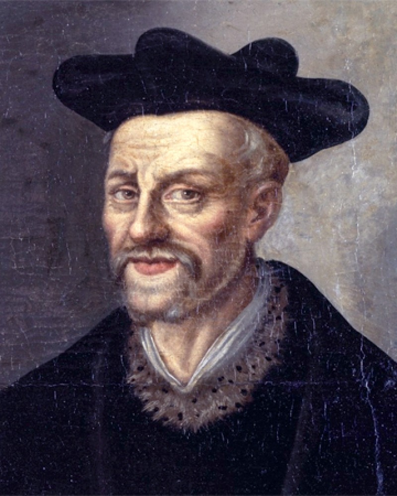 Painting of François Rabelais.