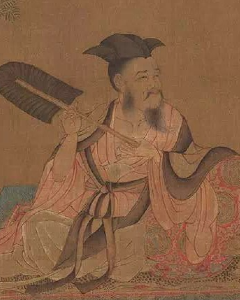 Ninth-century painting of Chinese poet Ruan Ji