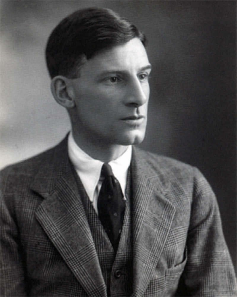 English poet and novelist Siegfried Sassoon.