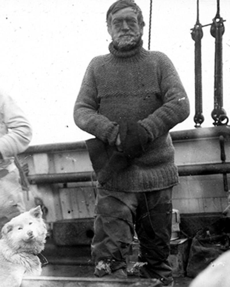 Polar explorer Ernest Shackleton.
