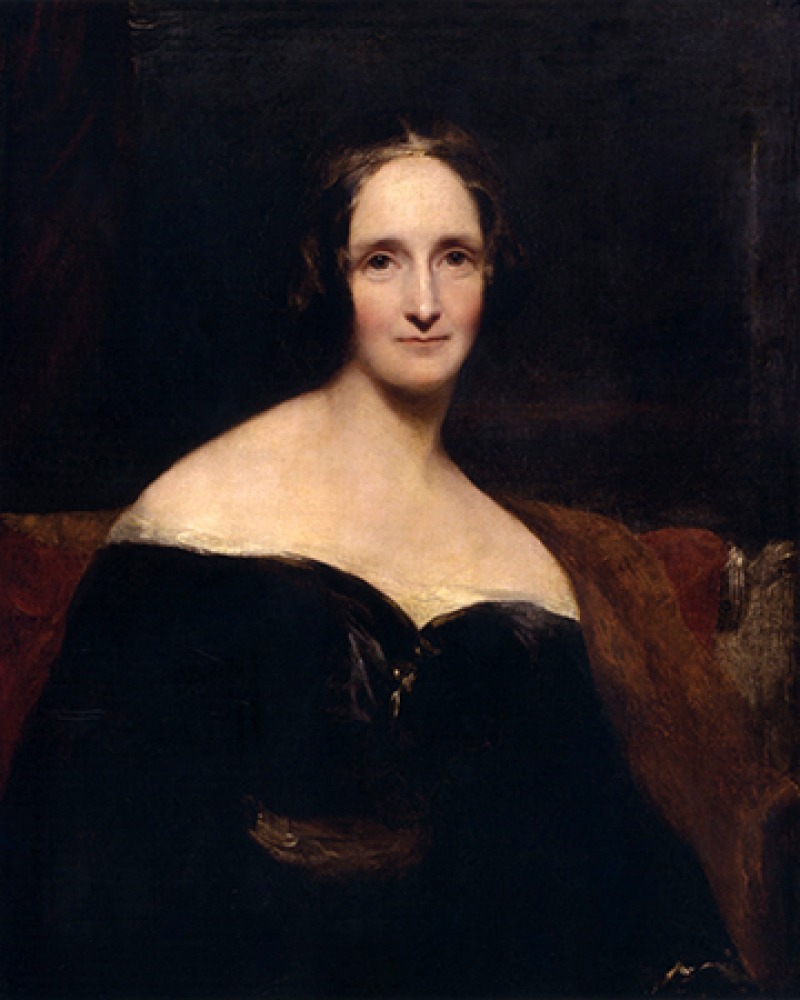 British author Mary Shelley.
