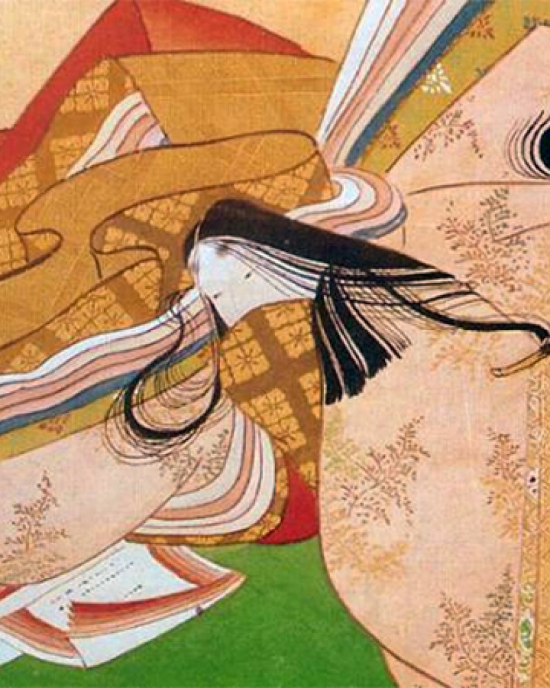 Japanese classical poet Princess Shikishi.