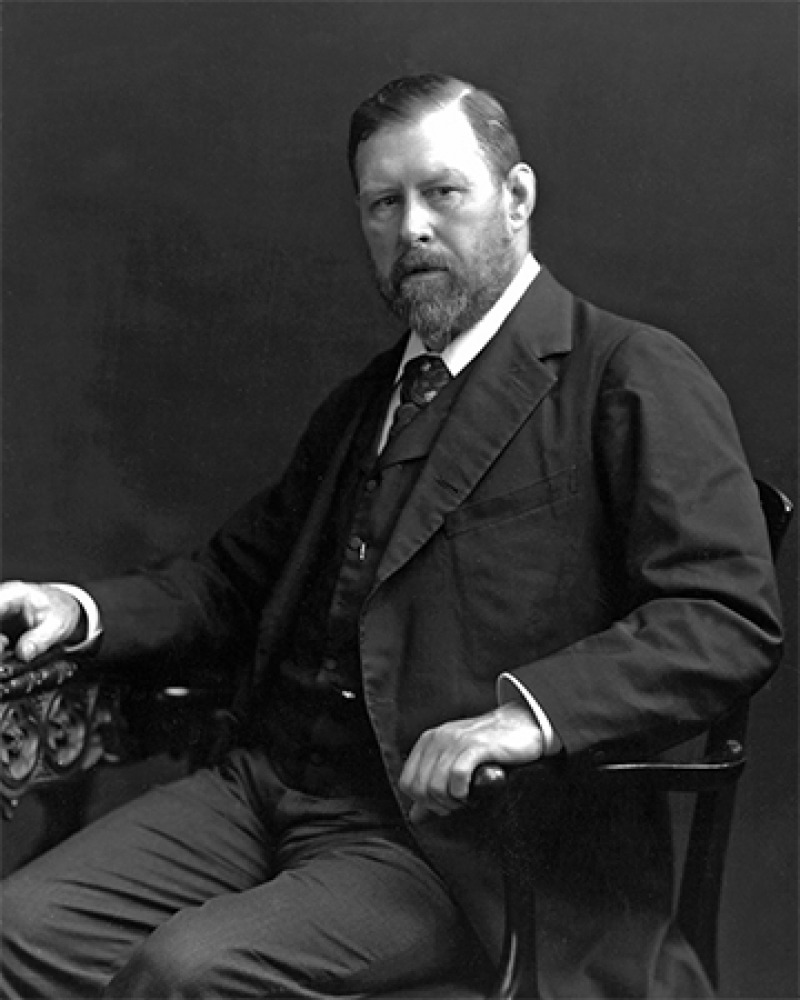 Irish writer Bram Stoker.
