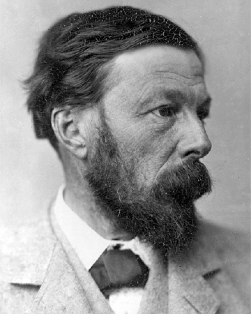 Photograph of English essayist, poet, and biographer John Addington Symonds.