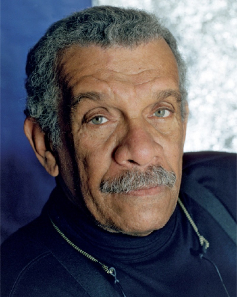 Photograph of West Indian poet and playwright Derek Walcott.