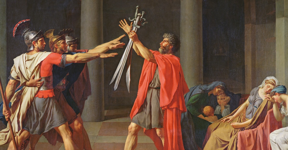 the oath of the horatii formal analysis