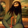 Painting of Persian Muslim poet Farid ud-Din Attar.