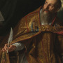 Saint Augustine (detail), by Philippe de Champaigne, c. 1645.