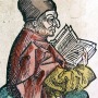 Manuscript image of St. Bede.